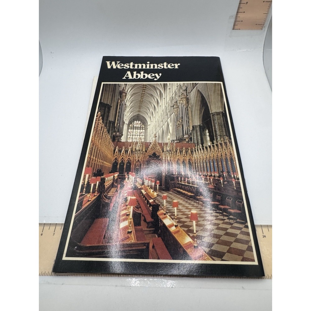 1971 WESTMINSTER ABBEY UK Great Britain Jarrold & Sons Guide Book Souvenir - Picture 6 of 6
